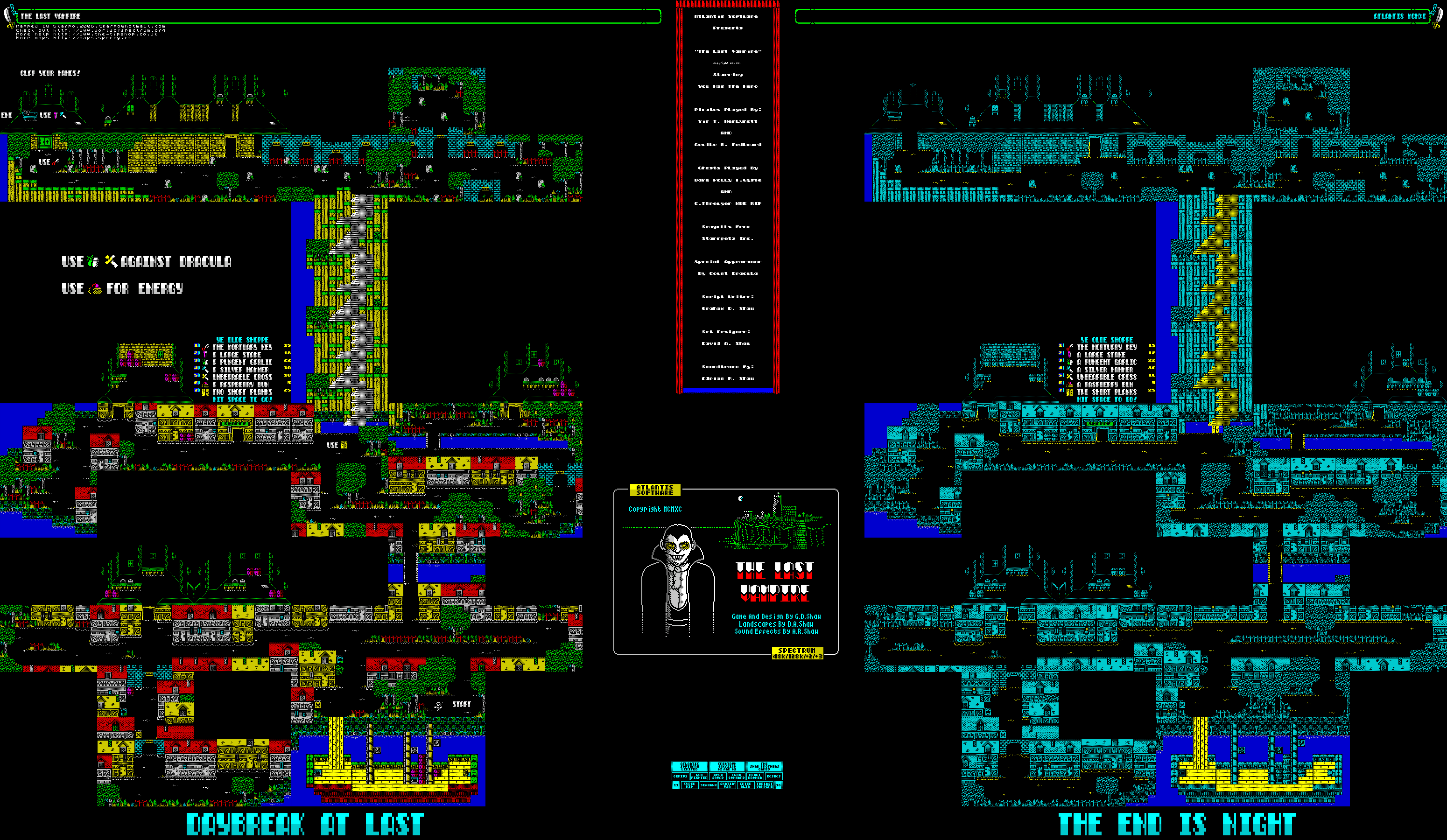 Screen from The Last Vampire