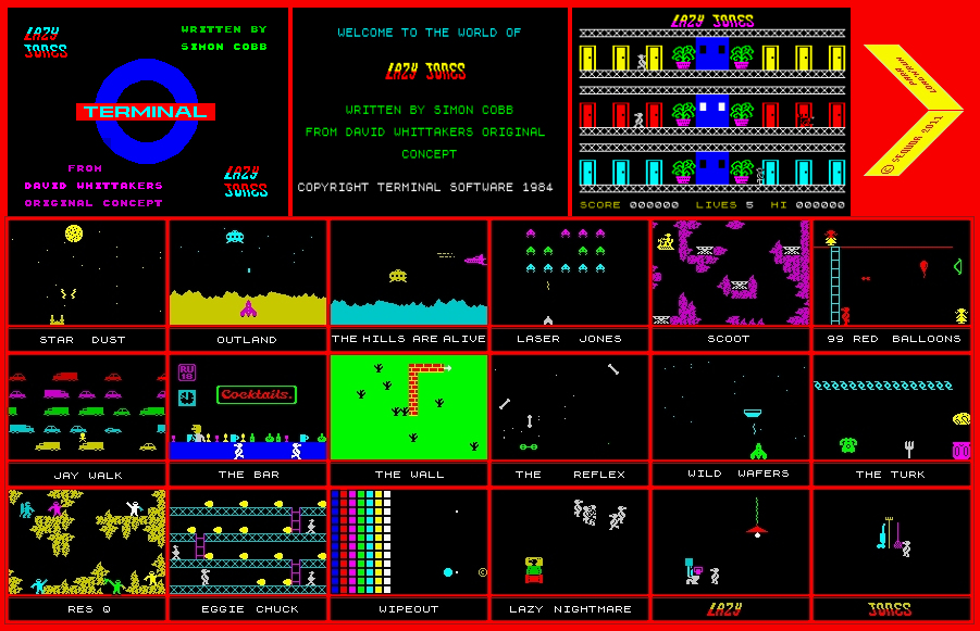 Screen from Lazy Jones