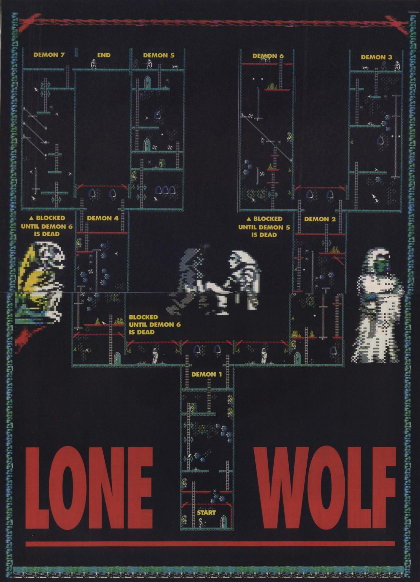 Screen from Lone Wolf - The Mirror of Death