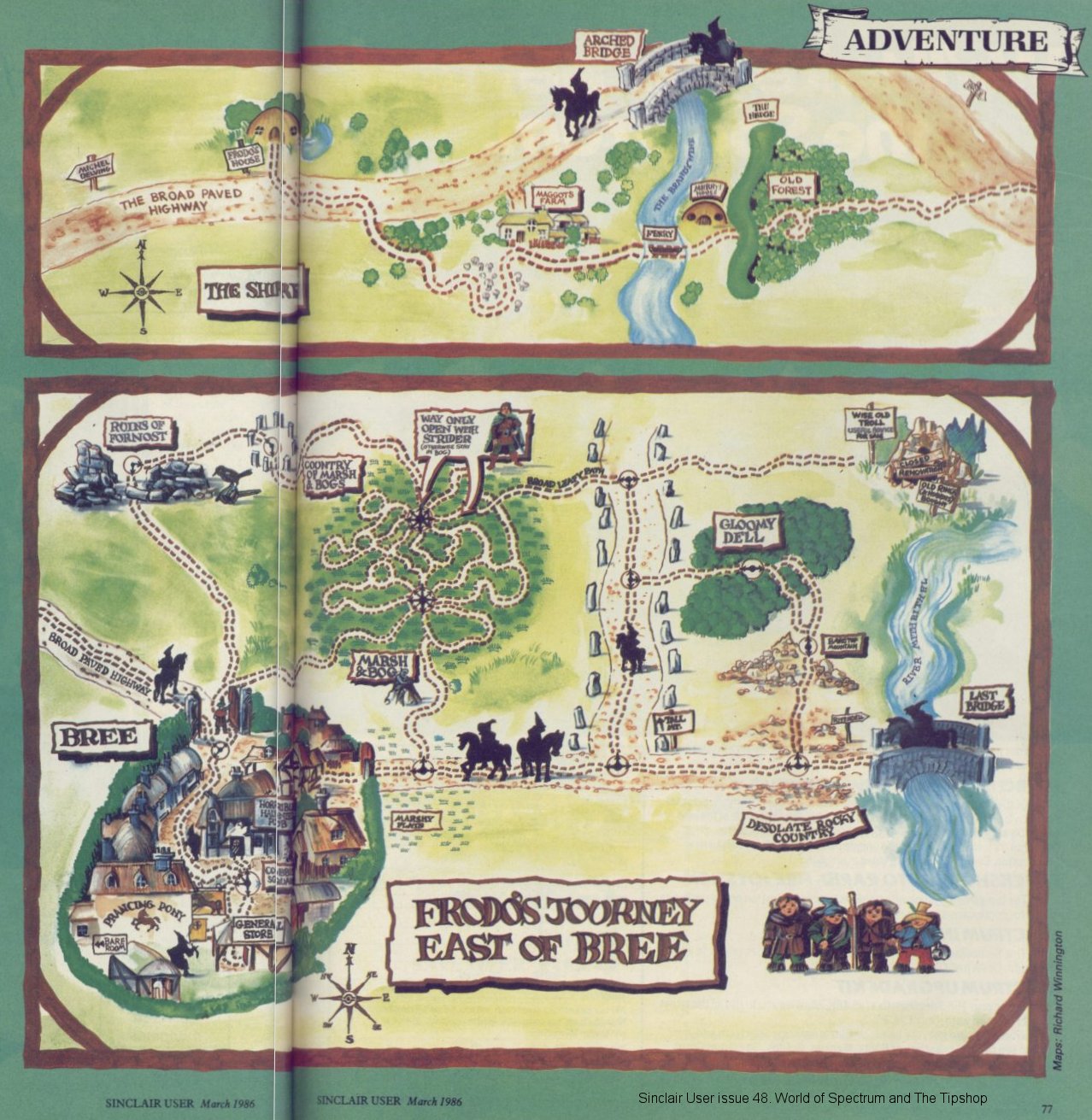 Screen from Lord of the Rings