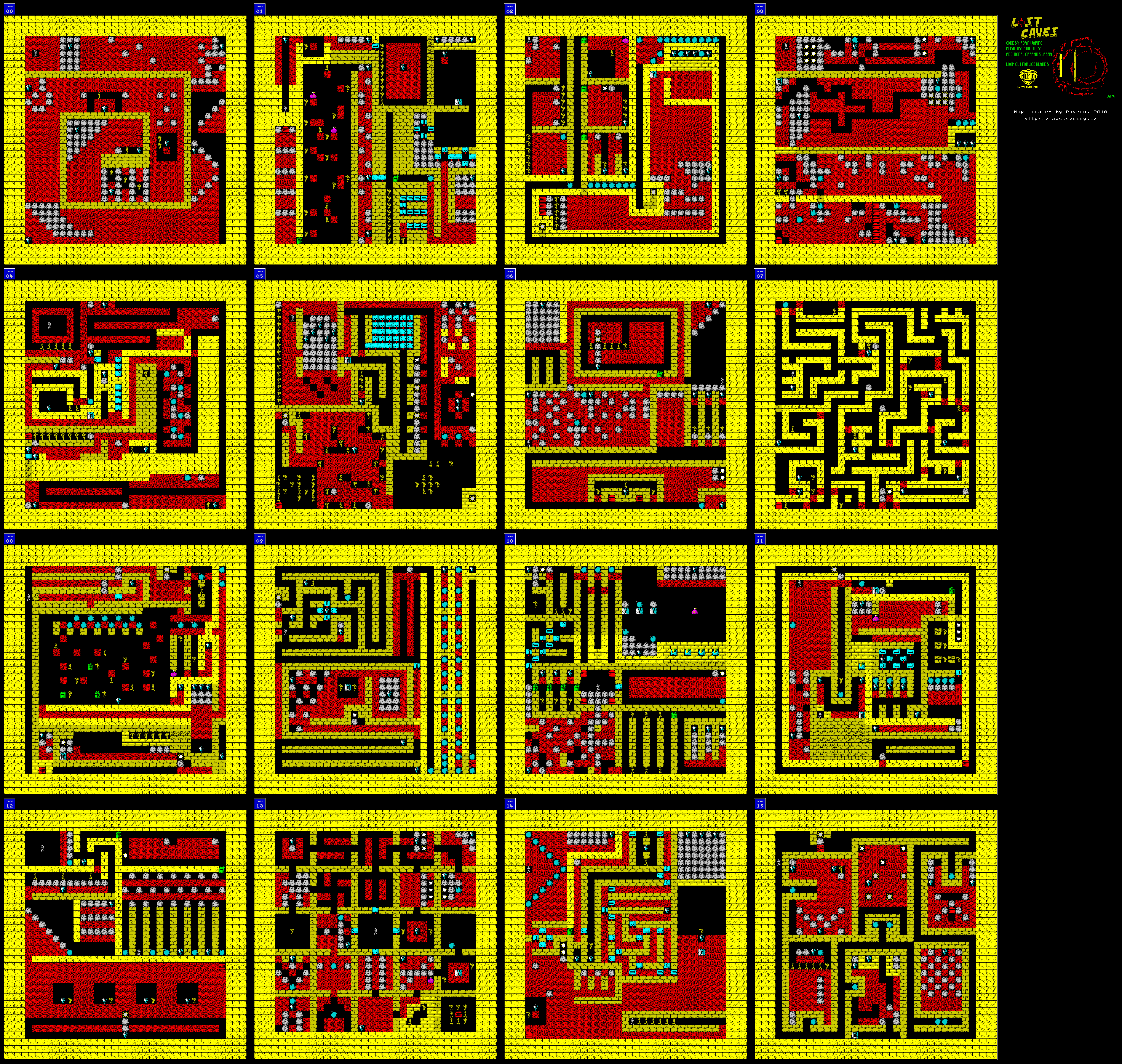 Screen from Lost Caves