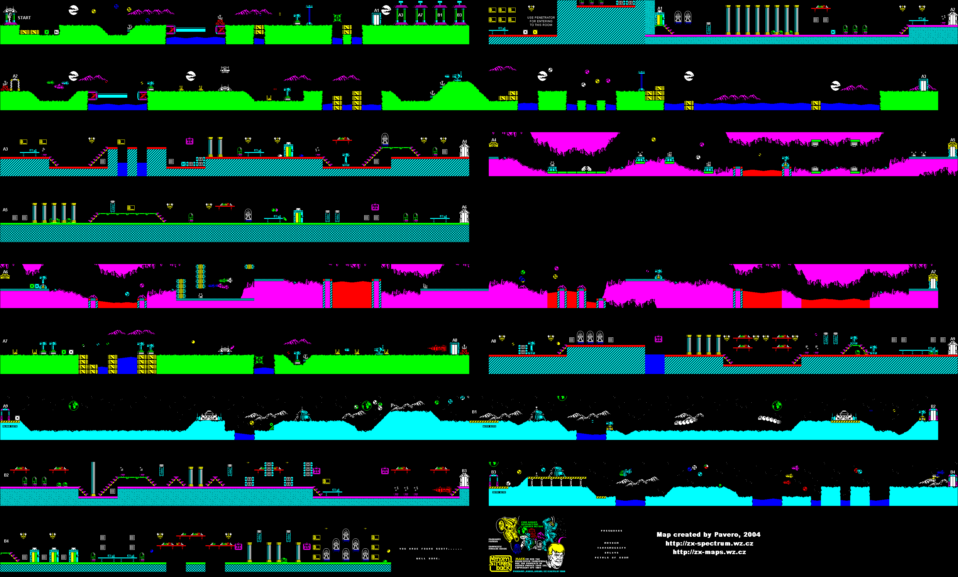 Screen from MASK III: VENOM Strikes Back