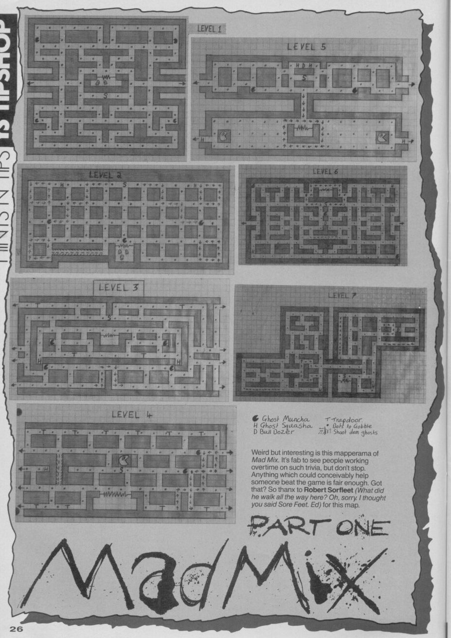 Screen from Mad Mix Game