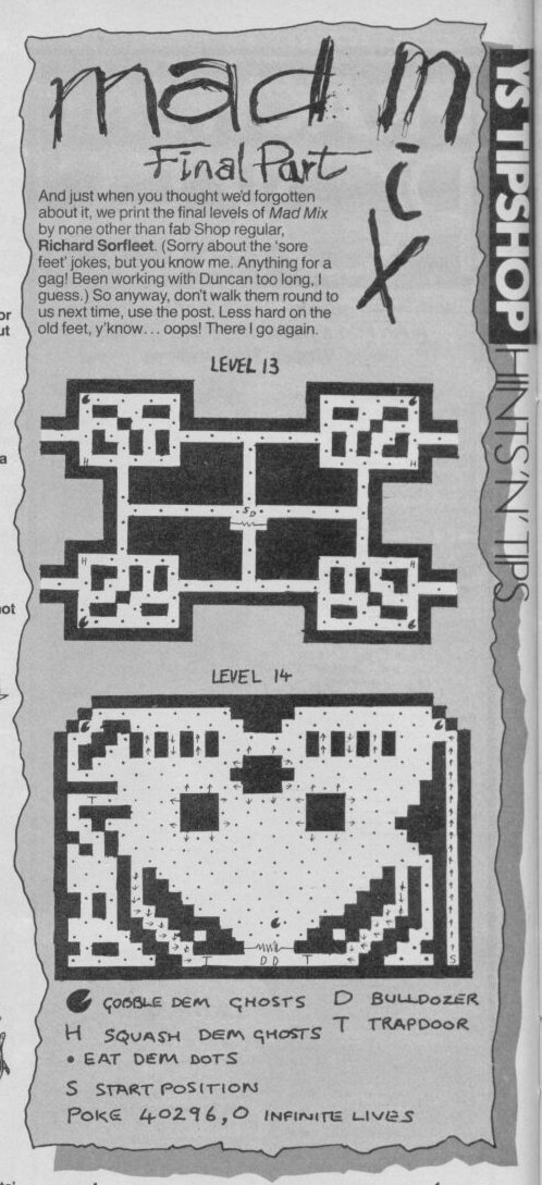 Screen from Mad Mix Game