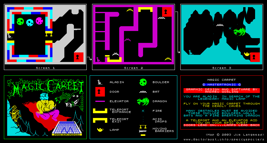 Screen from Magic Carpet