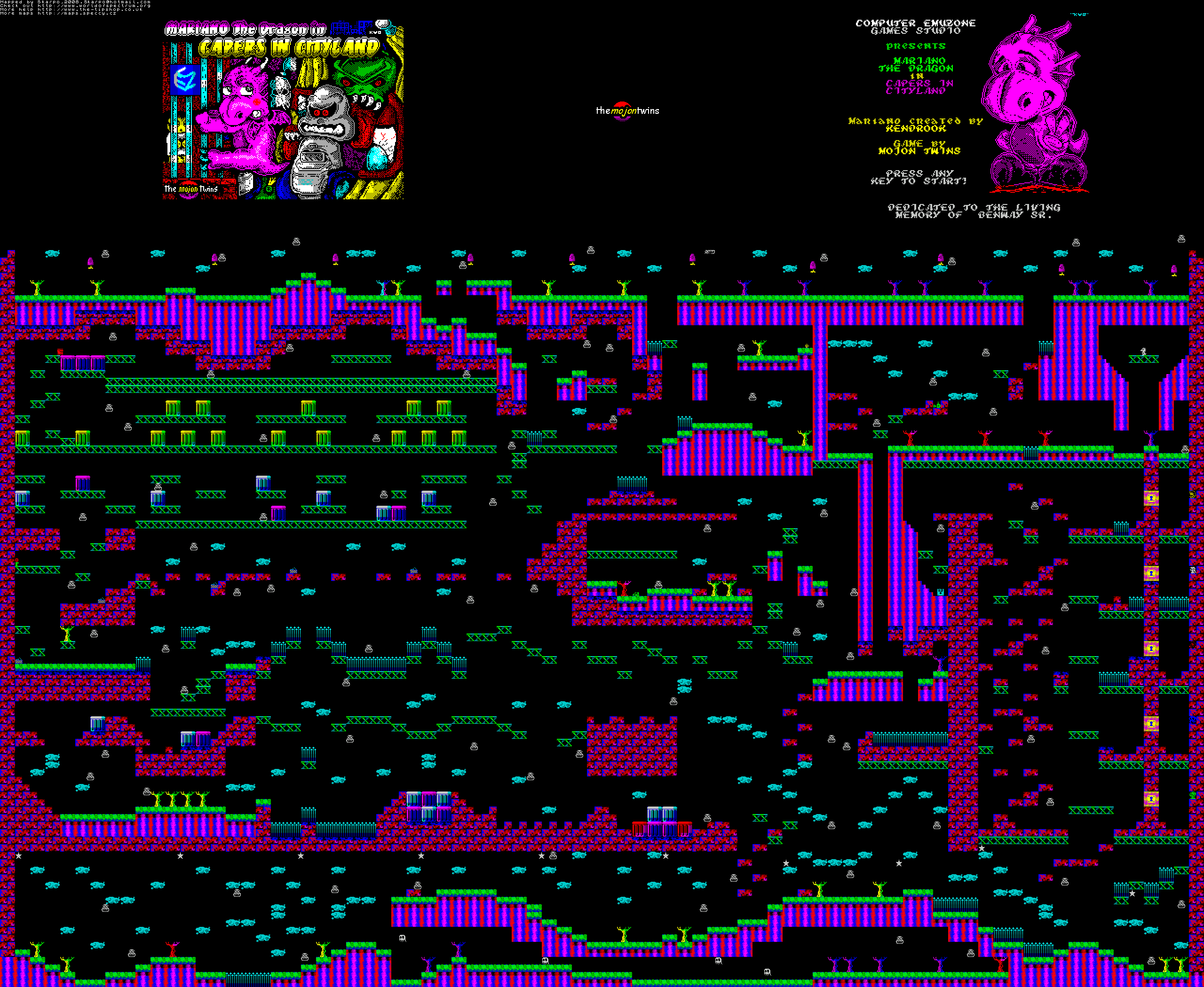 Screen from Mariano the Dragon in Capers in Cityland