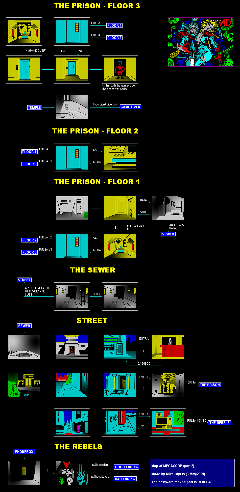 Screen from Mega-Corp