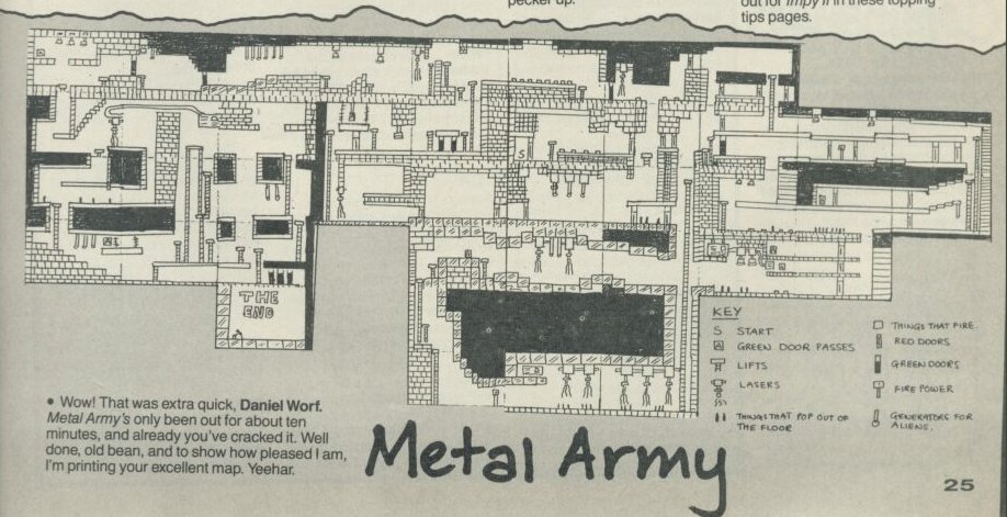 Screen from Metal Army