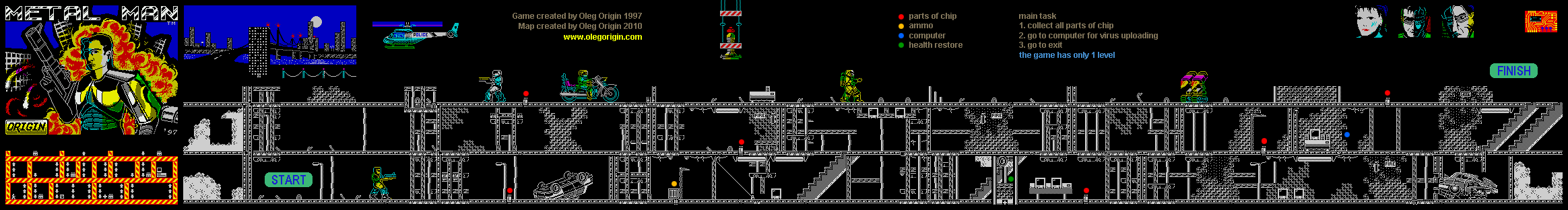Screen from Metal Man