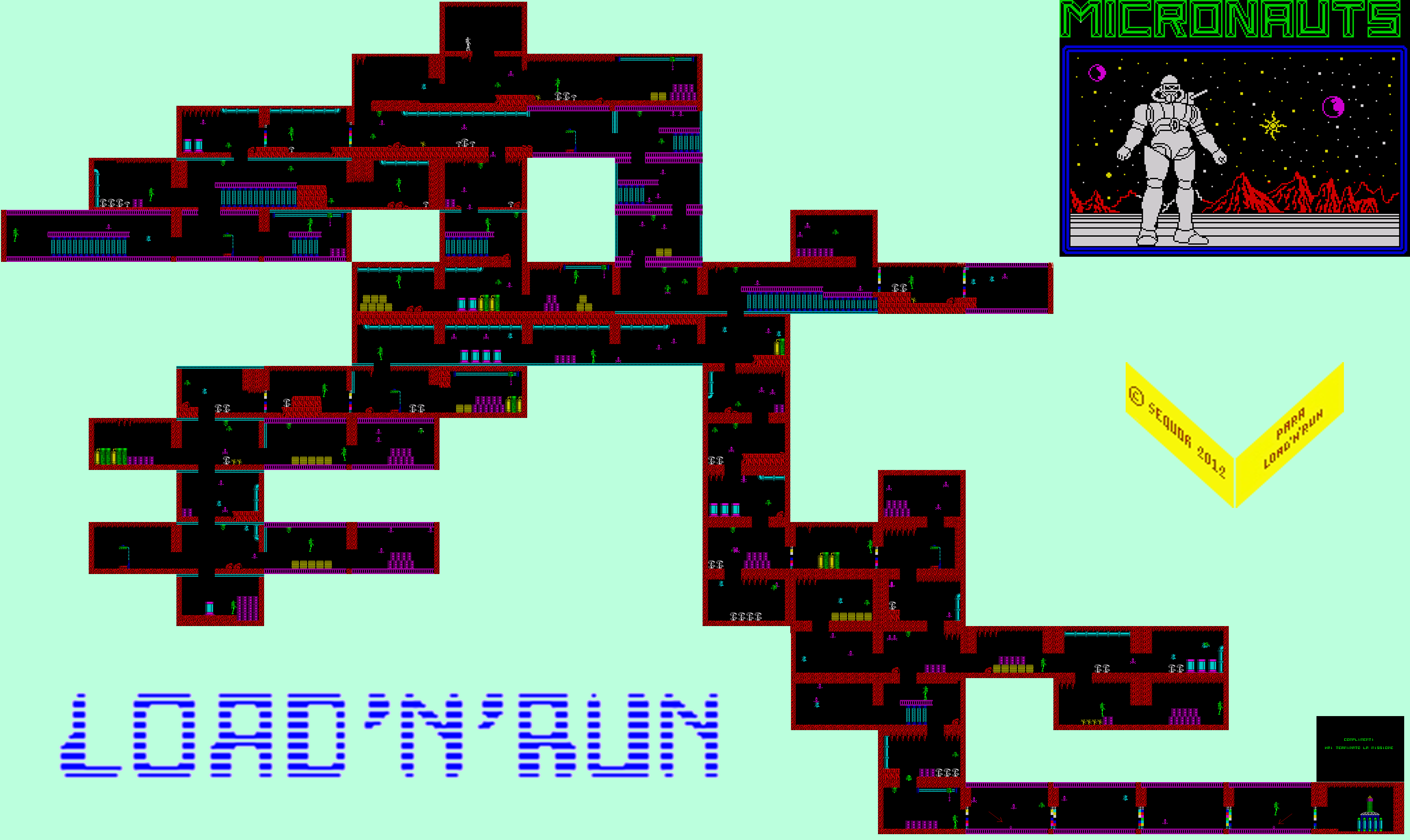 Screen from Micronauts