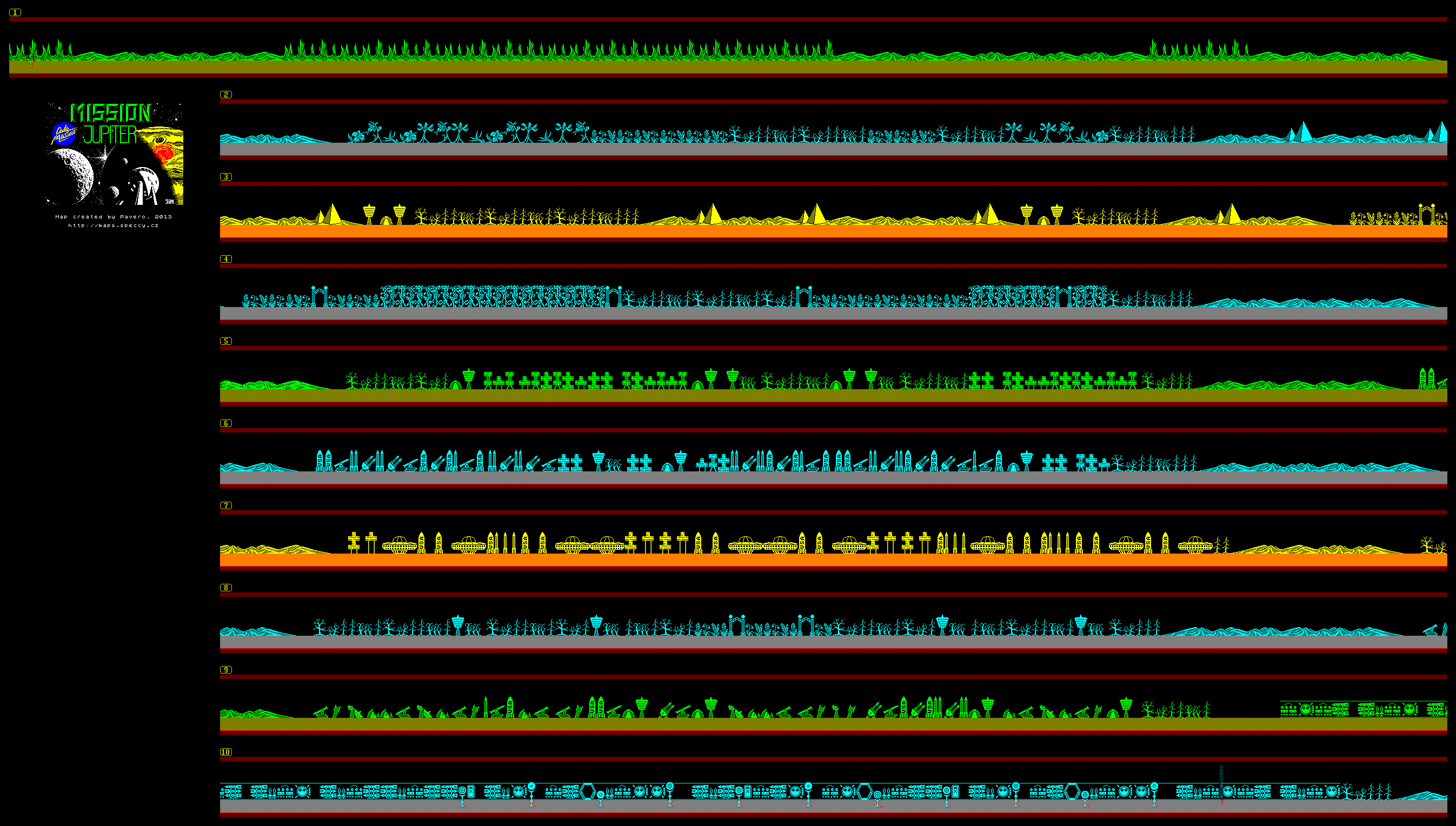 Screen from Mission Jupiter
