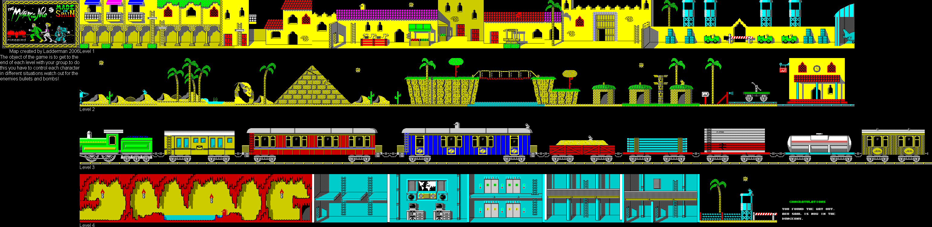 Screen from El Misterio del Nilo