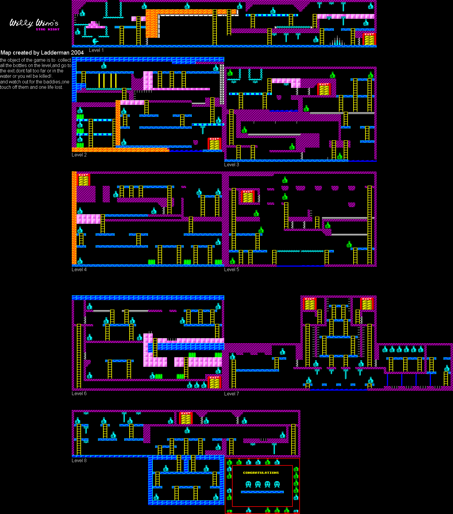 Screen from Mr. Wino
