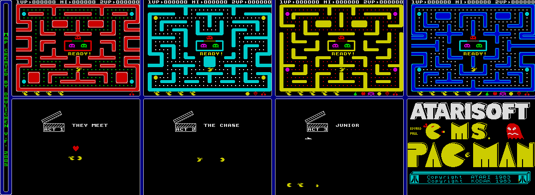 Screen from Ms. Pac-Man