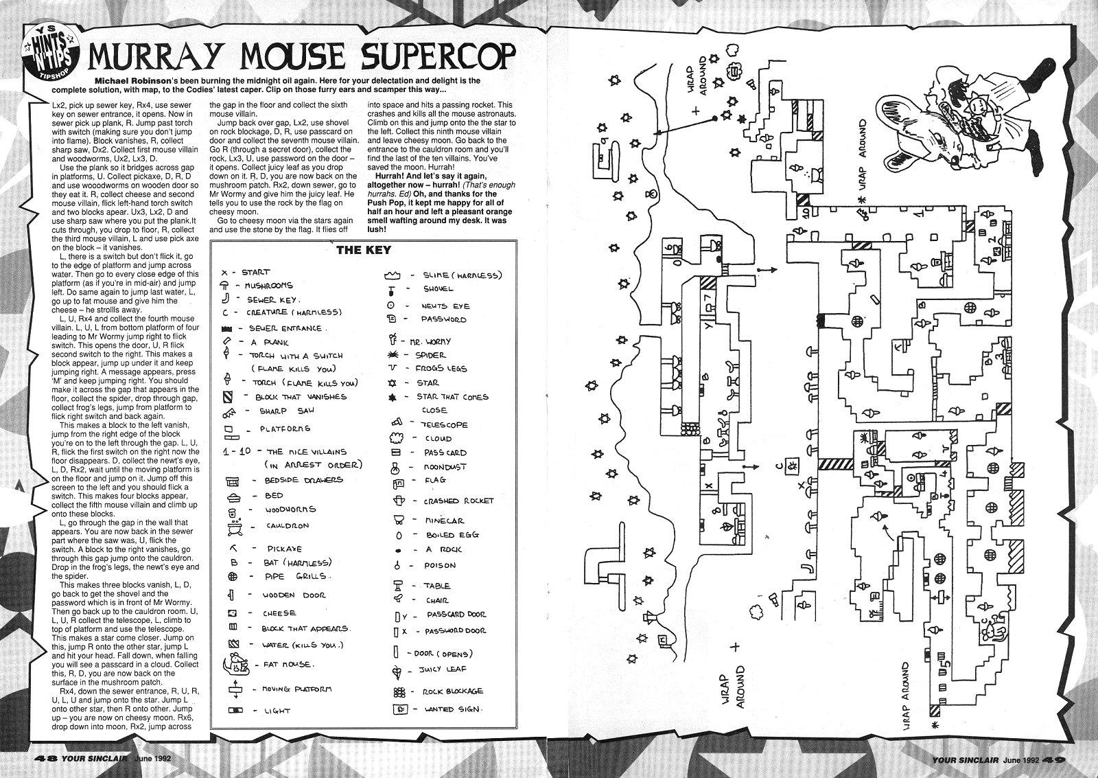 Screen from Murray Mouse Supercop
