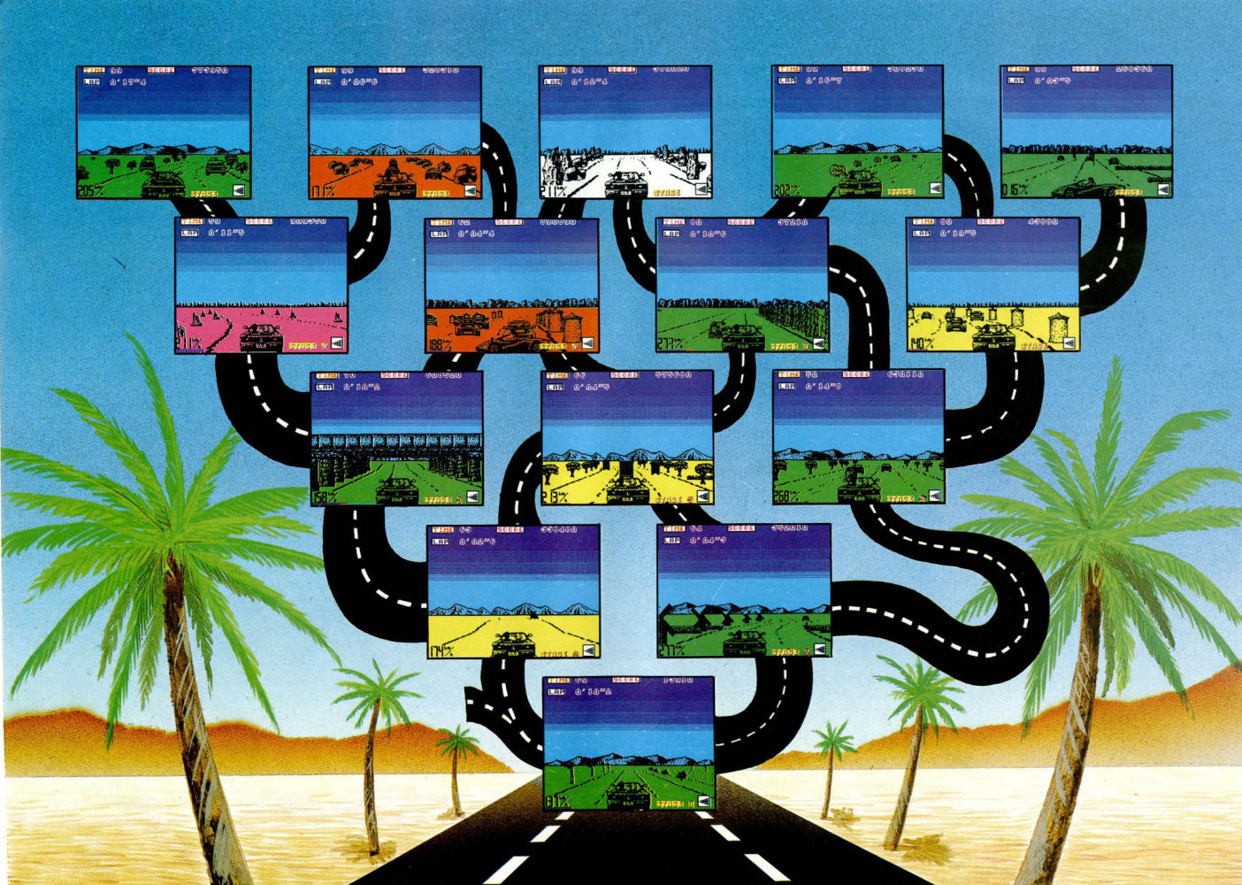 Screen from Out Run