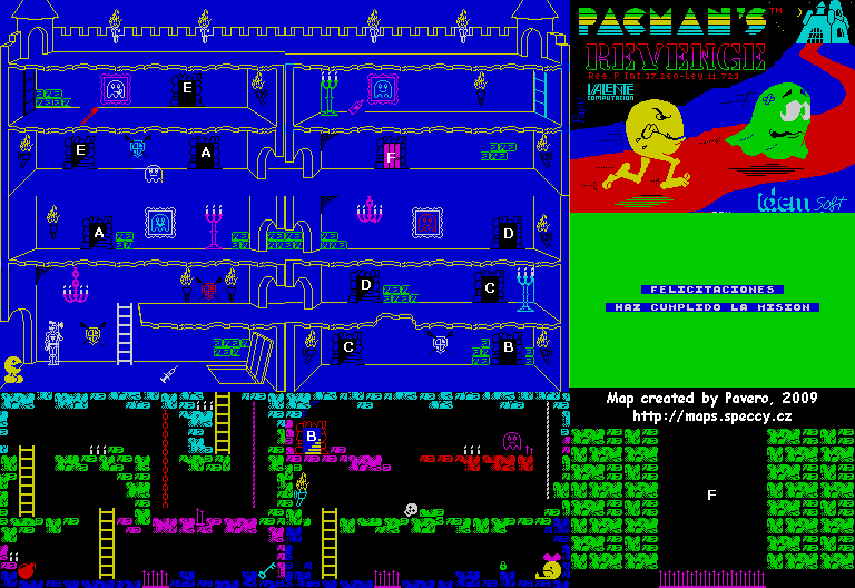 Screen from Pacman's Revenge