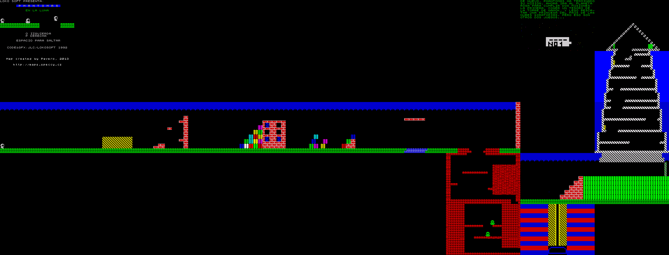 Screen from Phantomas en la Luna