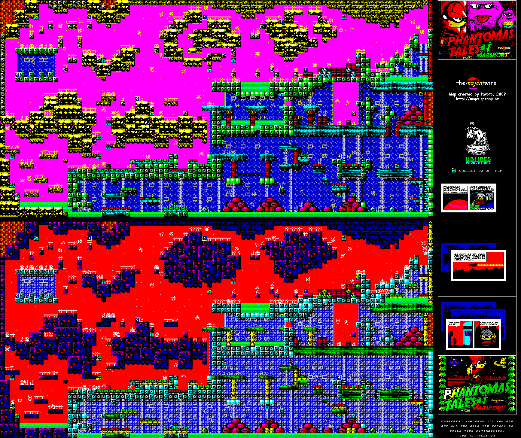 Screen from Phantomas Tales #1: Marsport