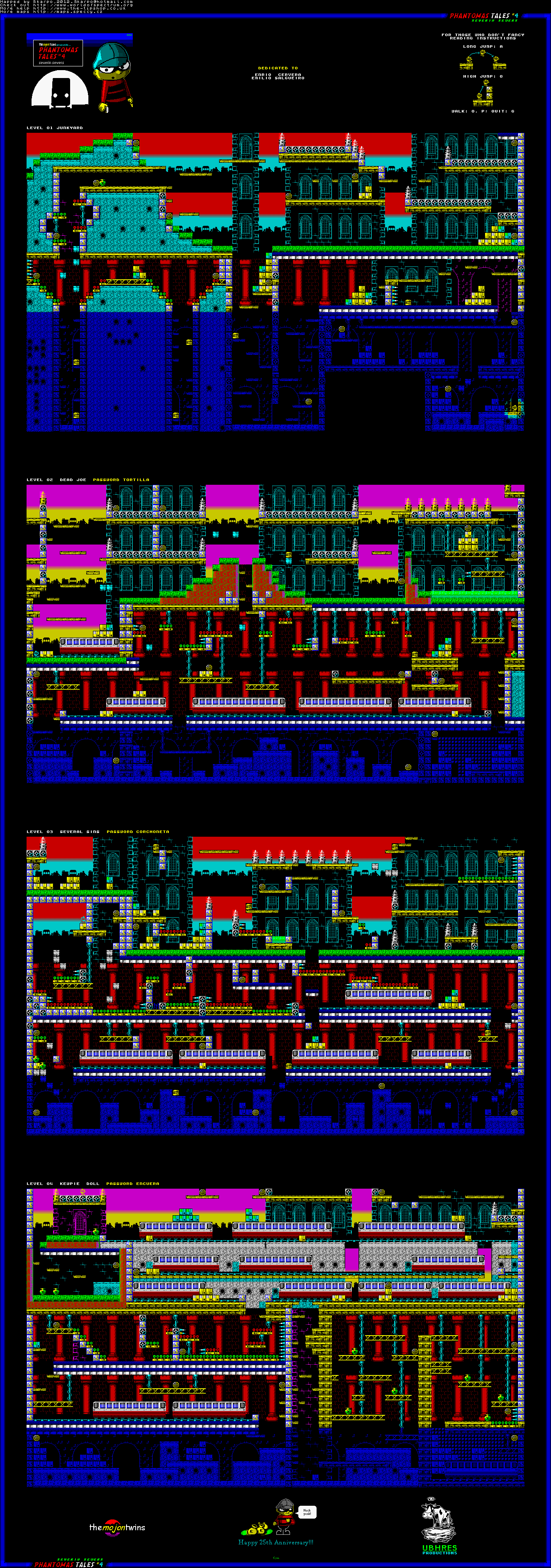 Screen from Phantomas Tales #4: Severin Sewers