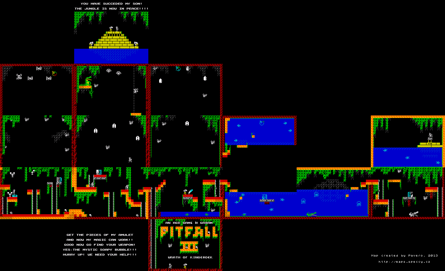 Screen from Pitfall III: Wrath of Kingcrock