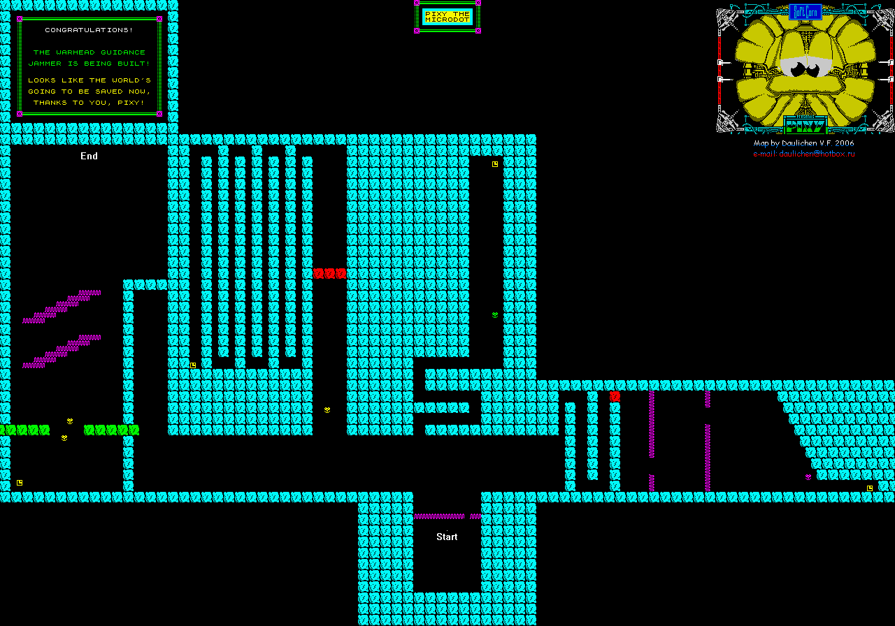 Screen from Pixy the Microdot