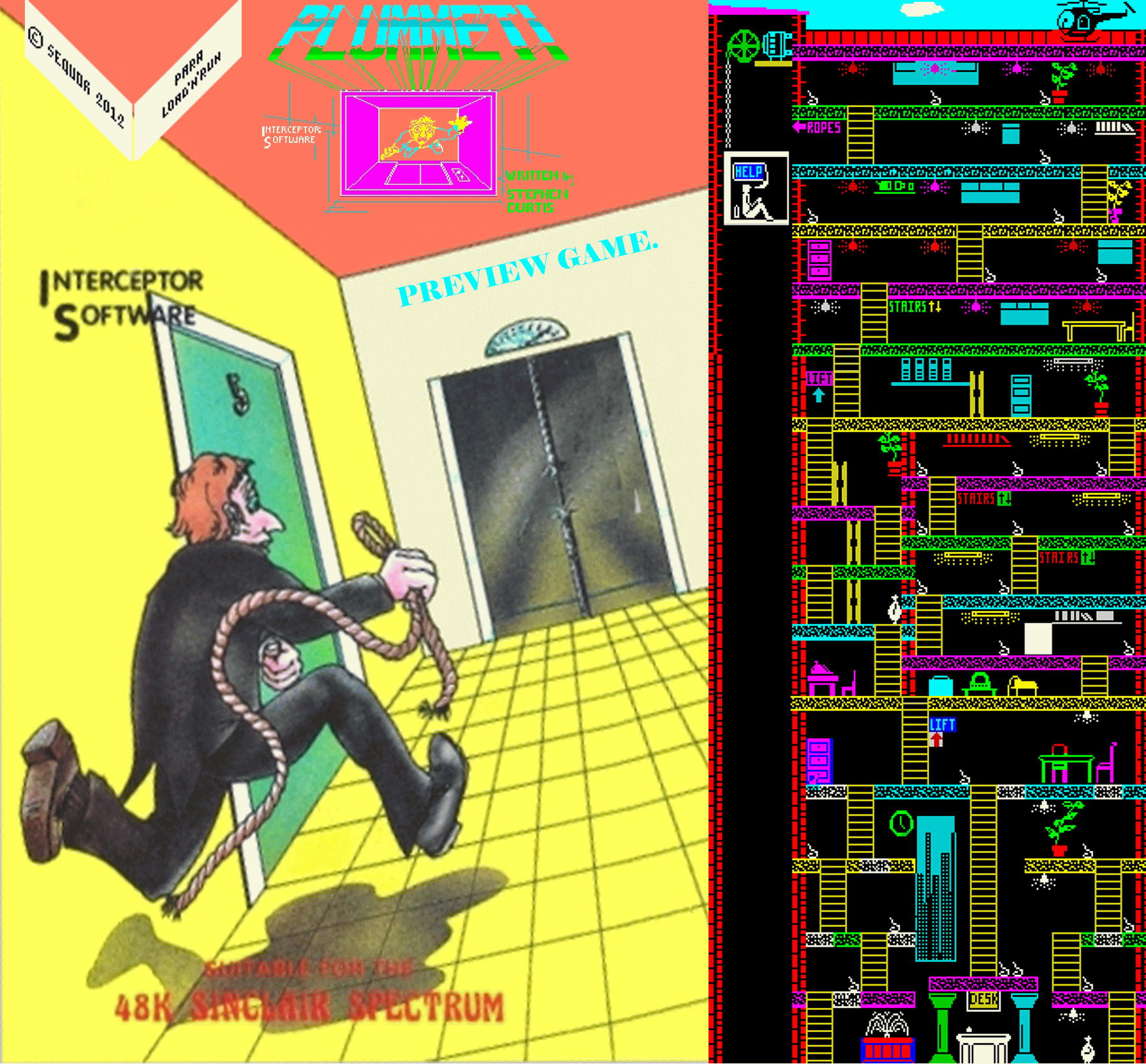 Screen from Plummet