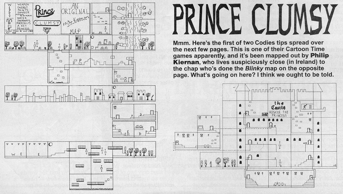 Screen from Prince Clumsy