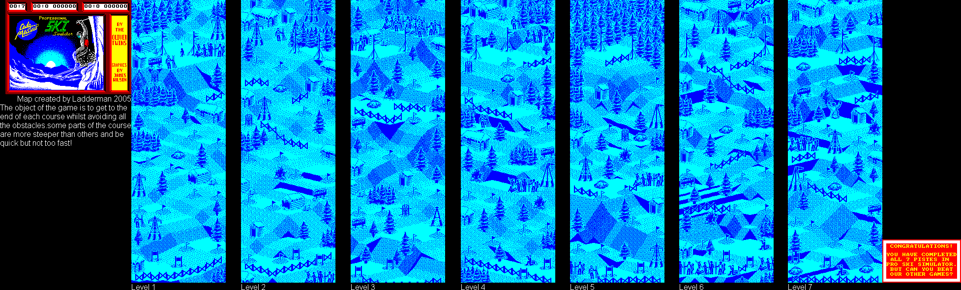 Screen from Professional Ski Simulator