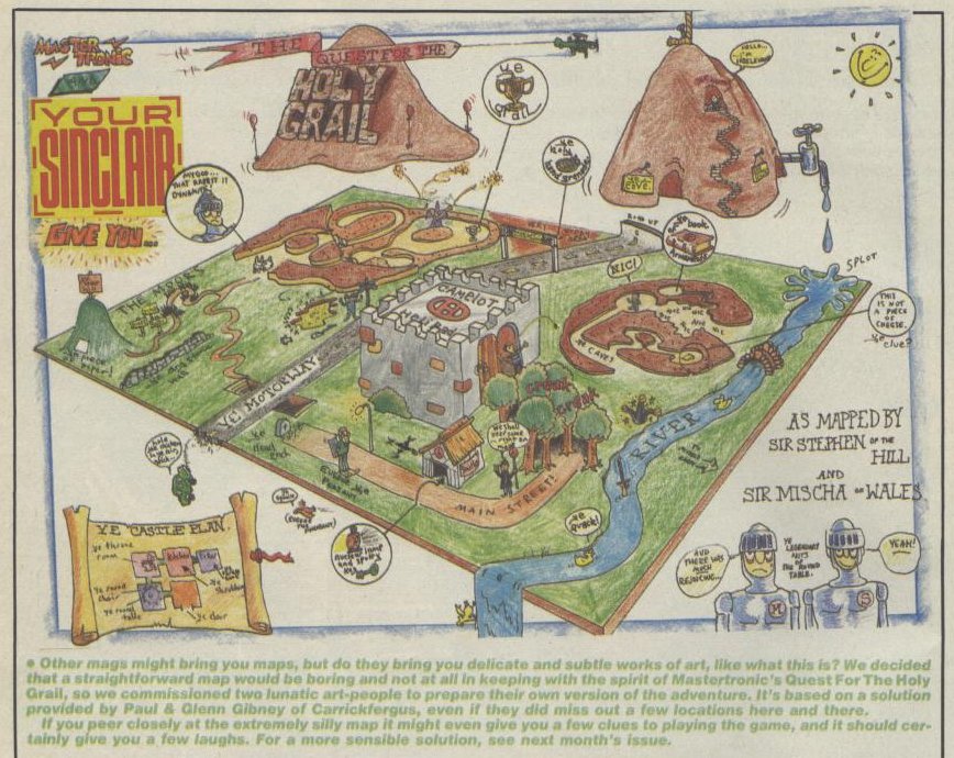 Screen from The Quest for the Holy Grail