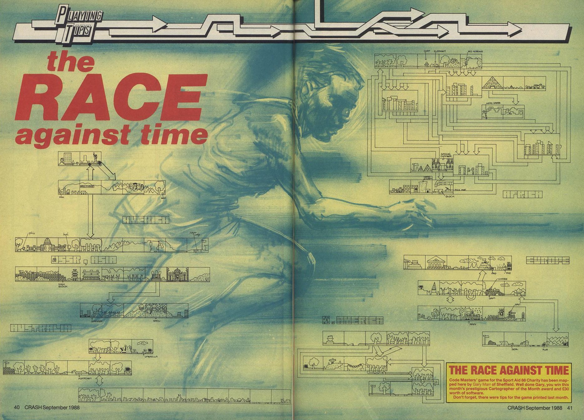 Screen from The Race Against Time
