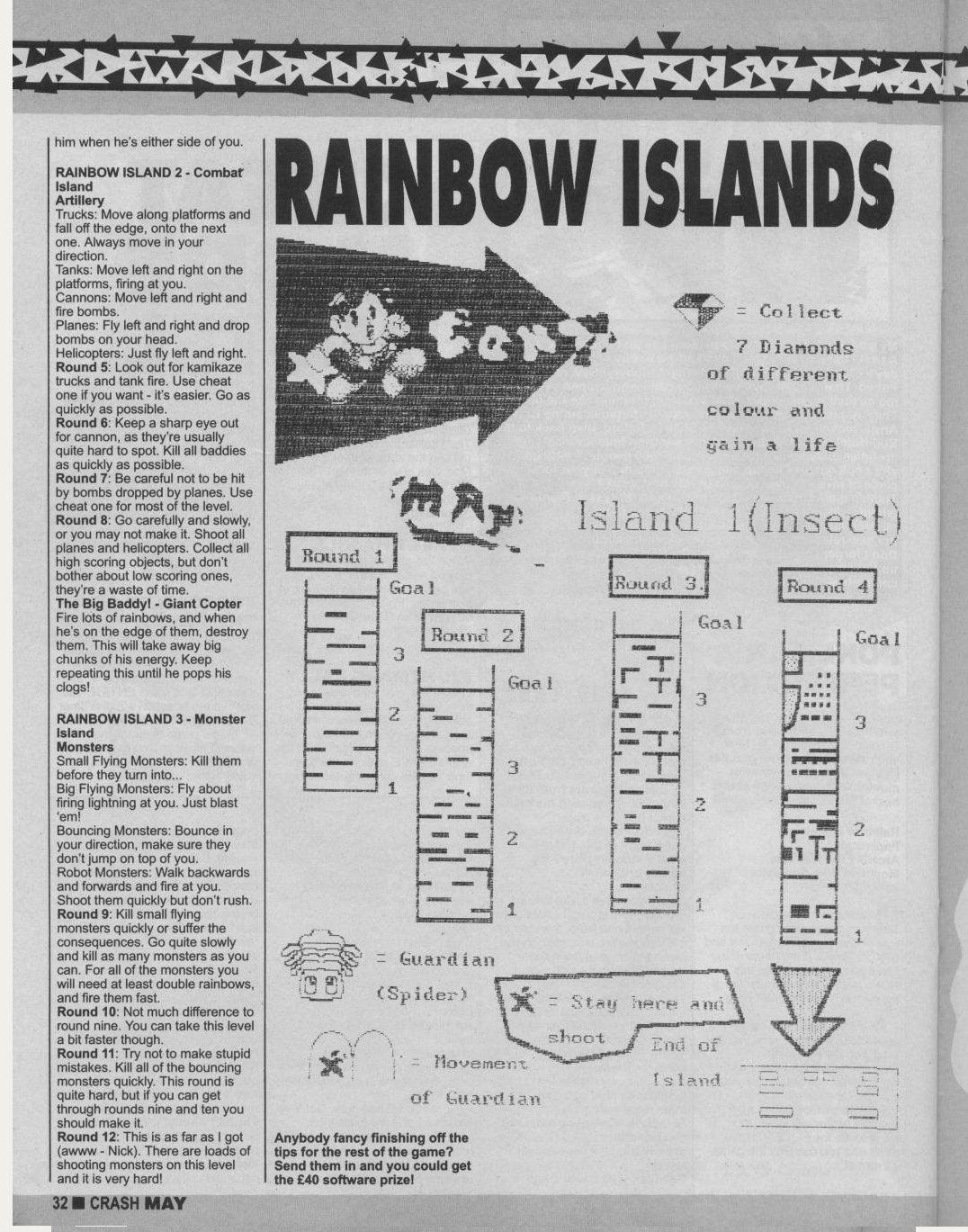 Screen from Rainbow Islands