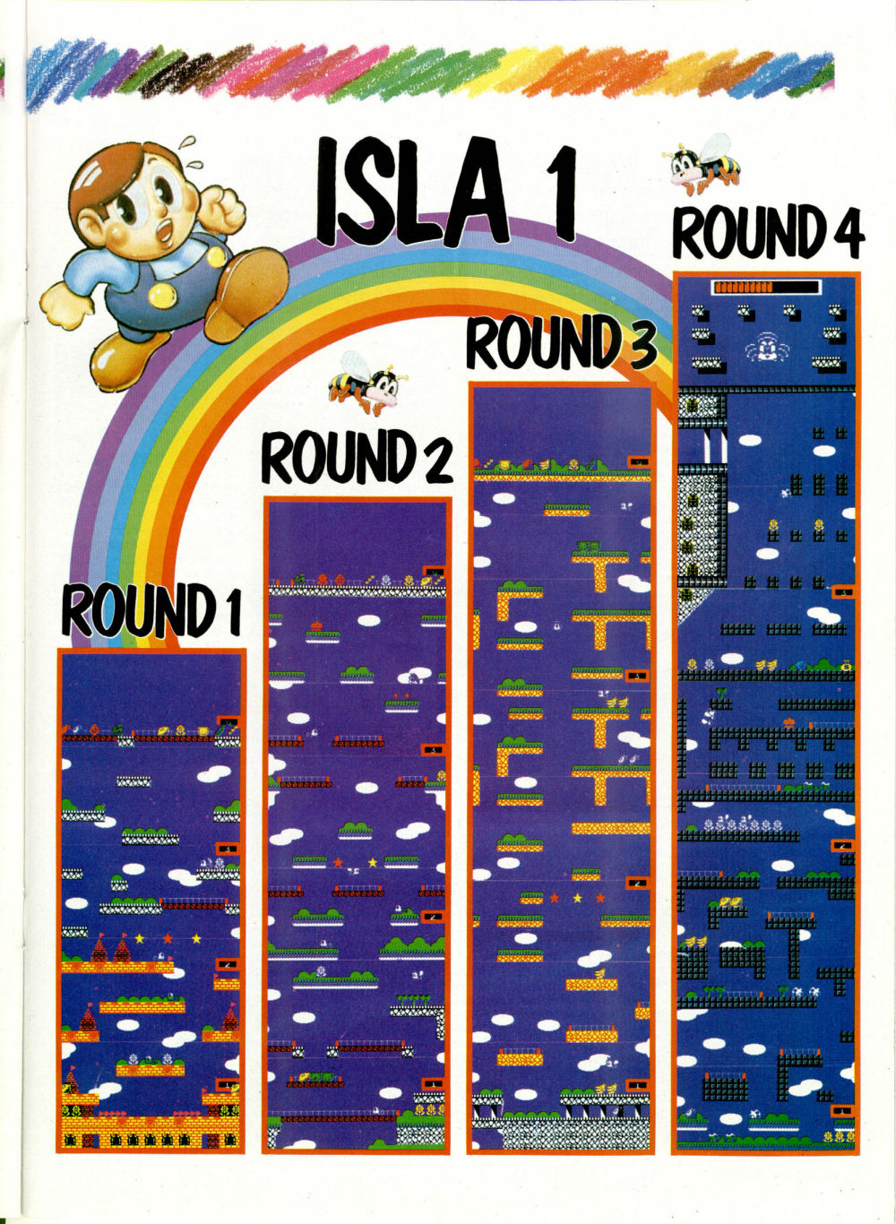 Screen from Rainbow Islands