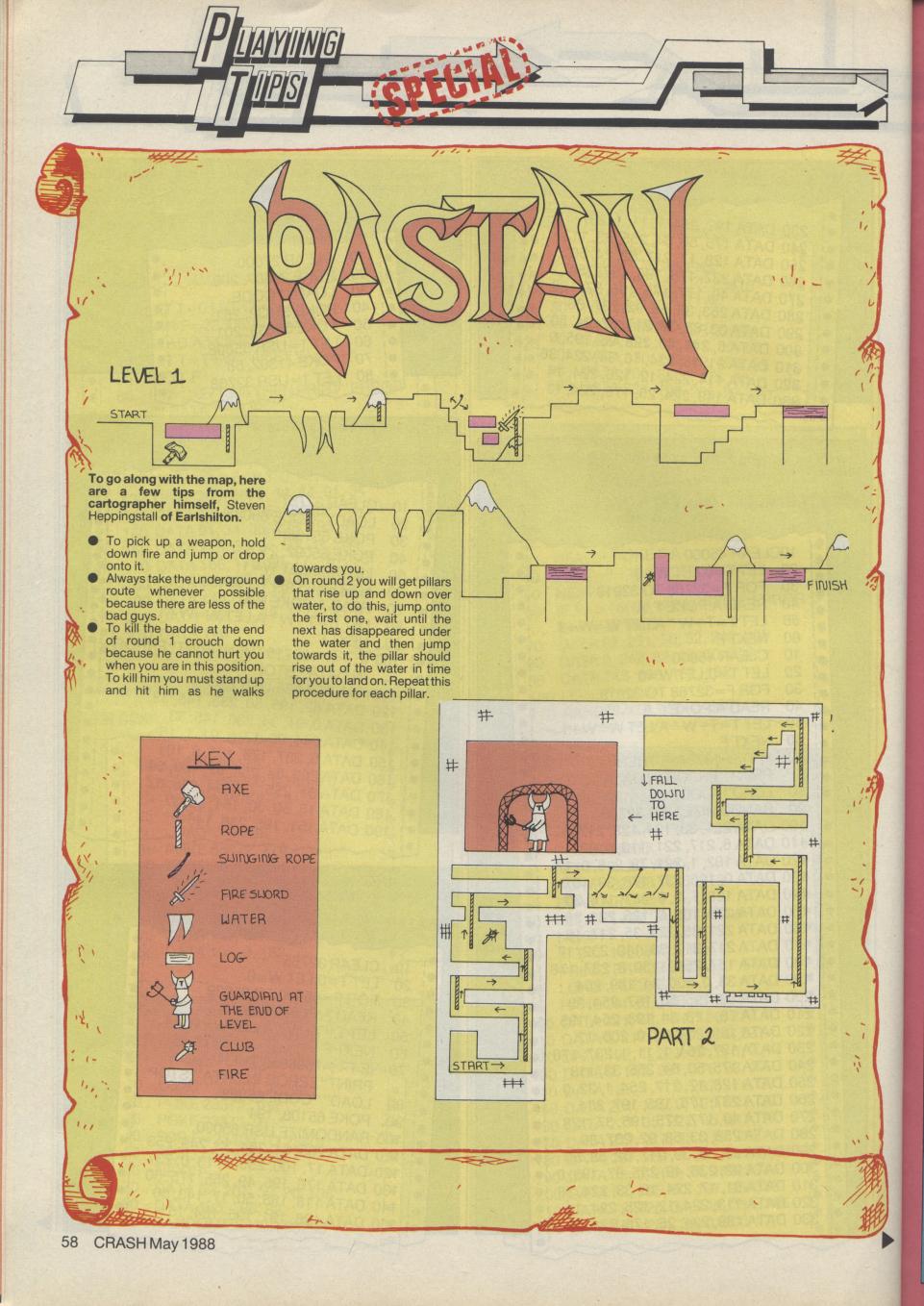 Screen from Rastan