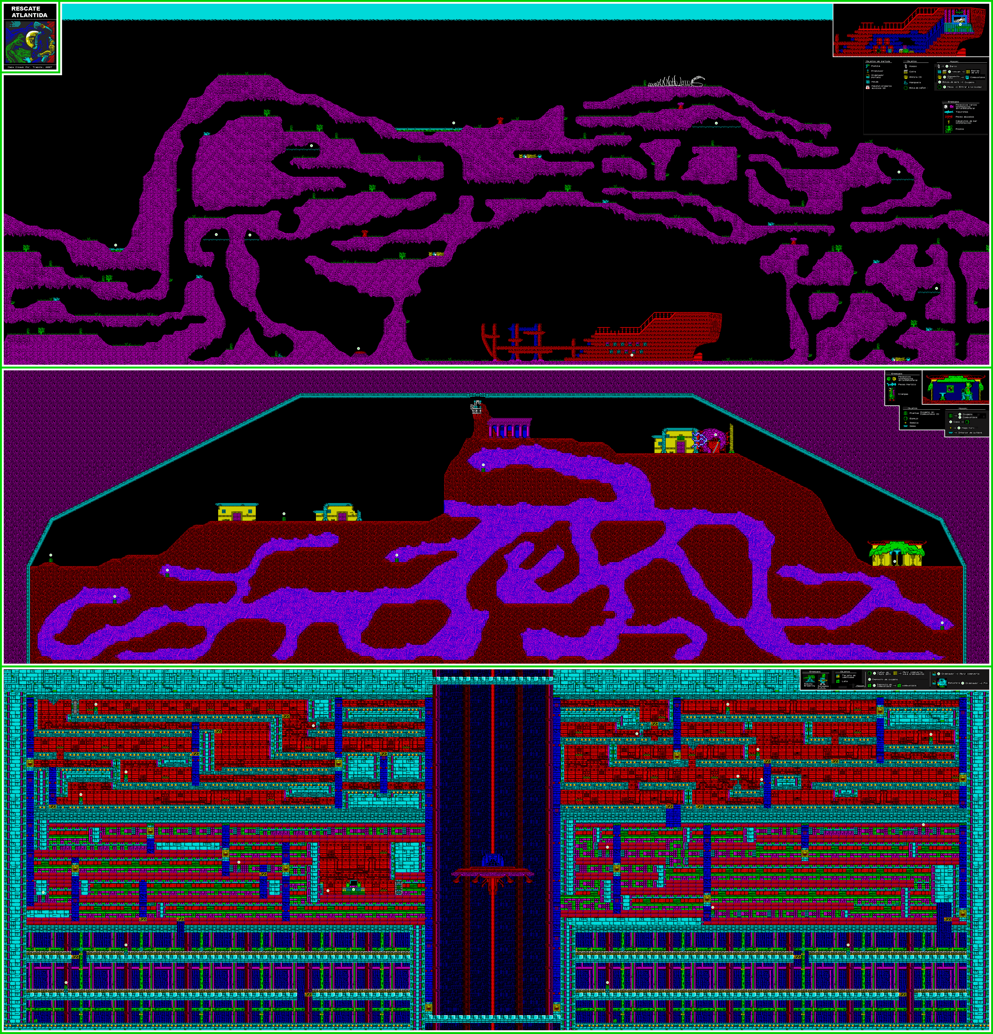 Screen from Rescate Atlantida