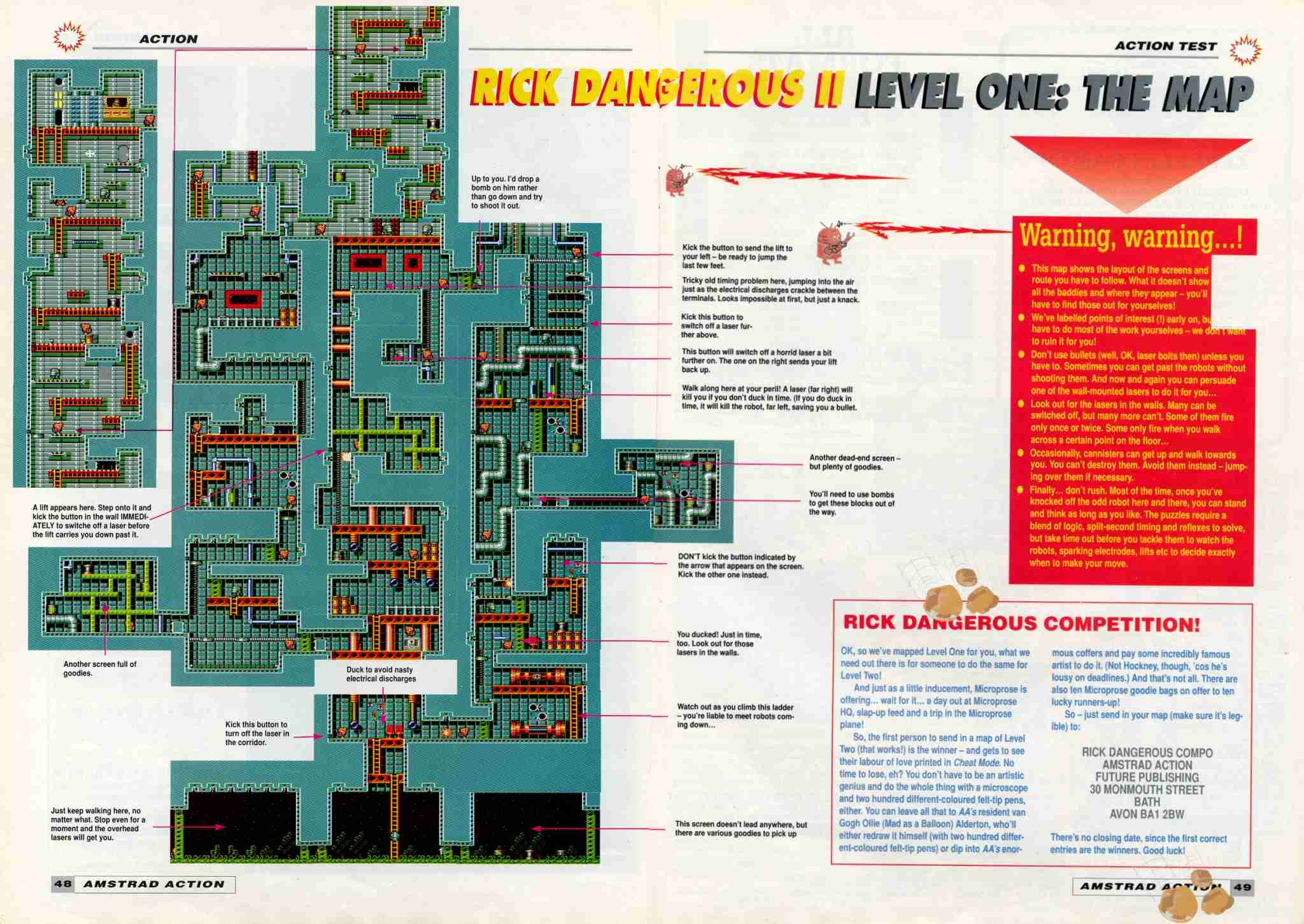 Screen from Rick Dangerous 2