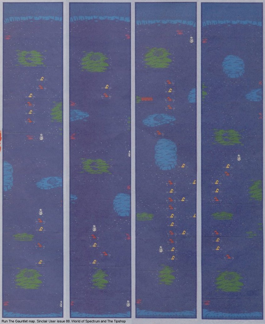 Screen from Run the Gauntlet