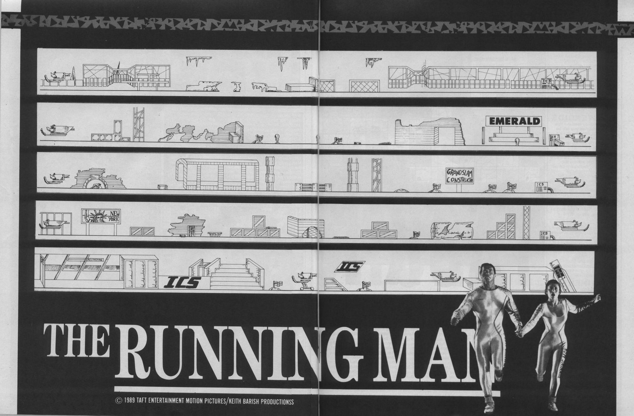 Screen from The Running Man