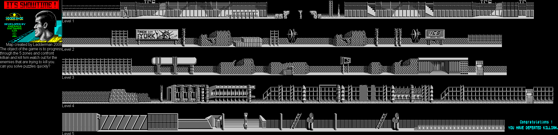 Screen from The Running Man