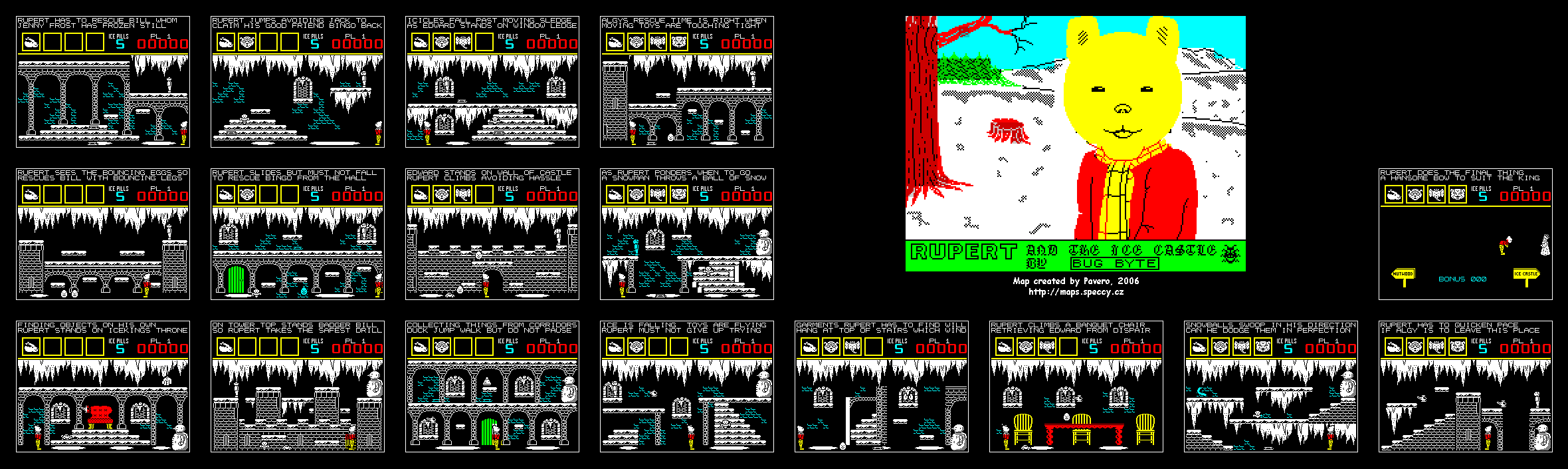 Screen from Rupert and the Ice Castle