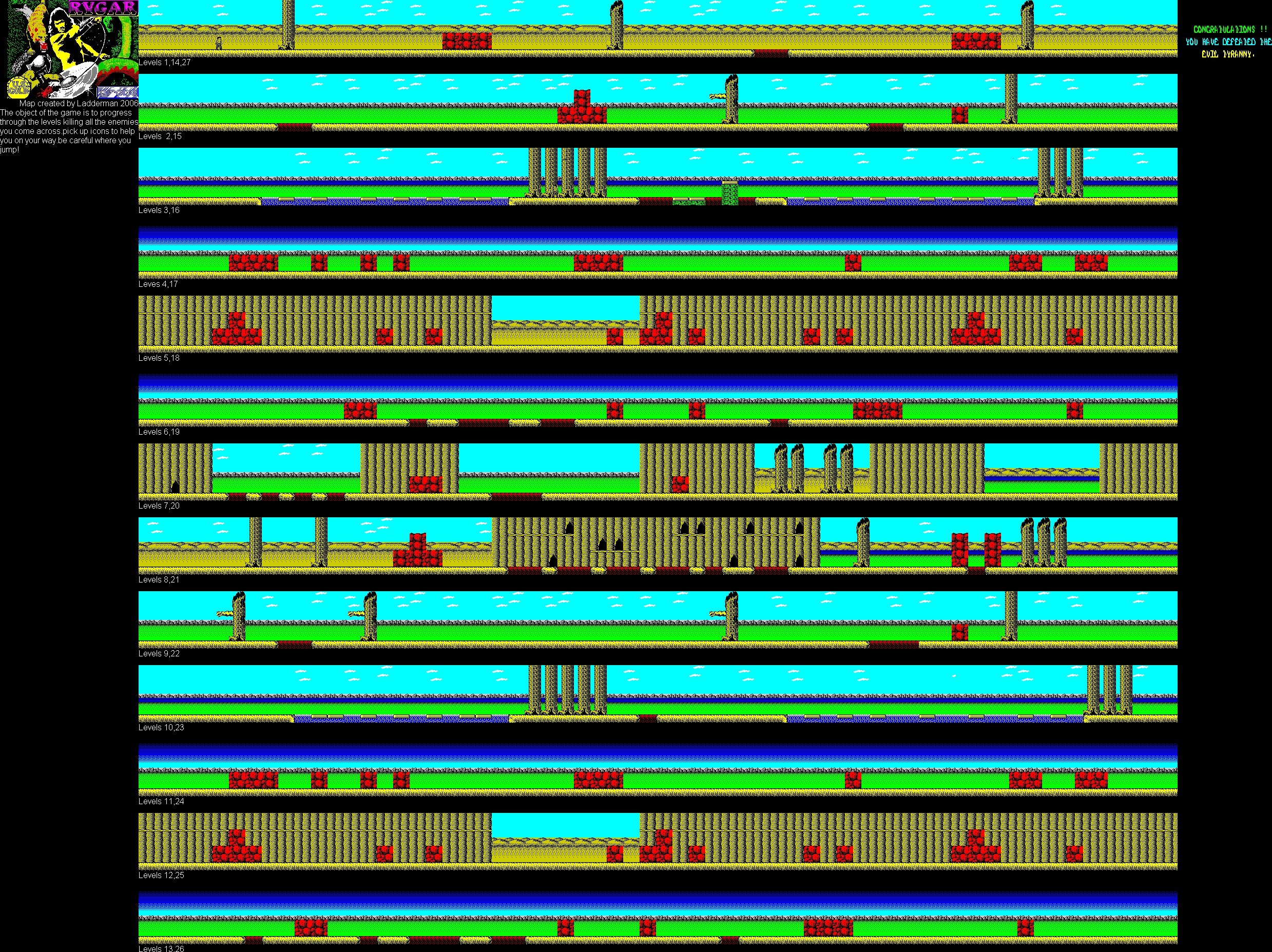 Screen from Rygar