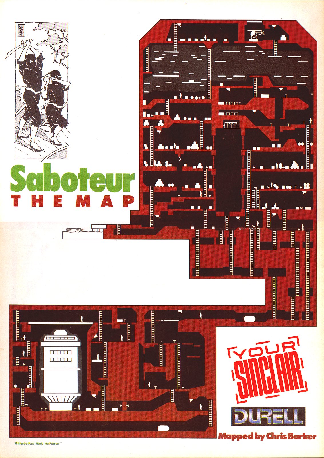 Screen from Saboteur!