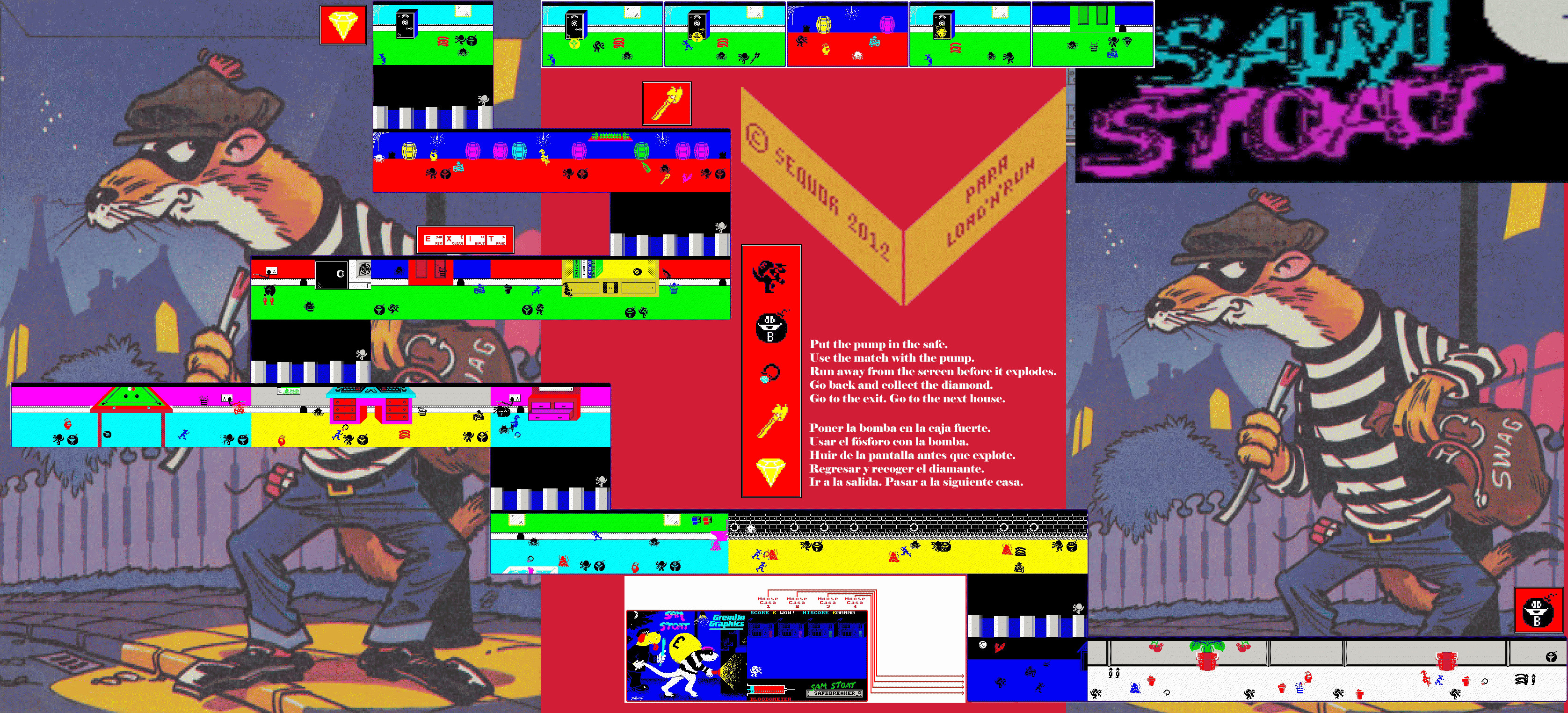 Screen from Sam Stoat Safebreaker