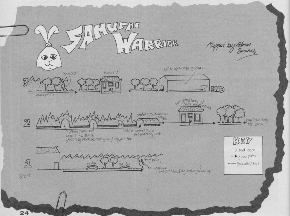 Screen from Samurai Warrior