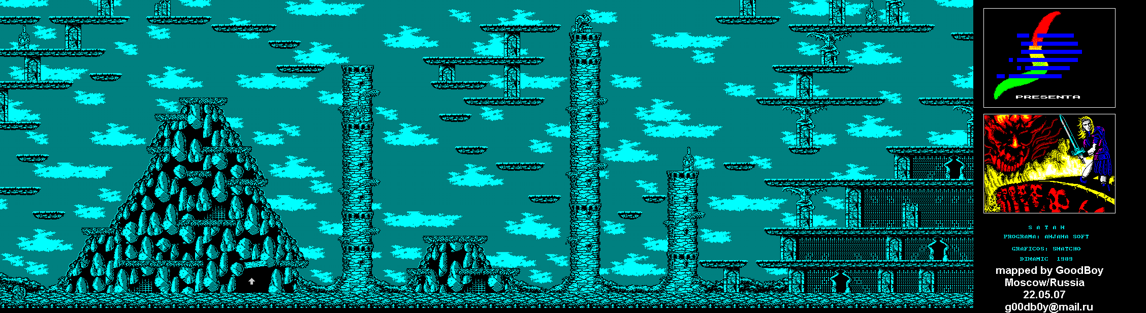 Screen from Satan