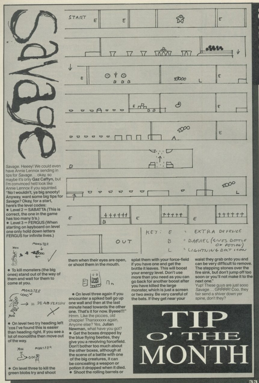 Screen from Savage