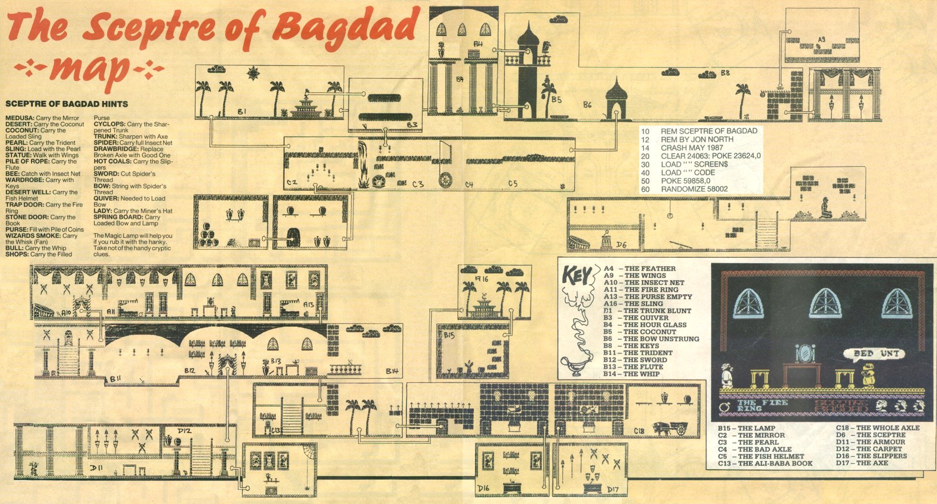 Screen from Sceptre of Bagdad