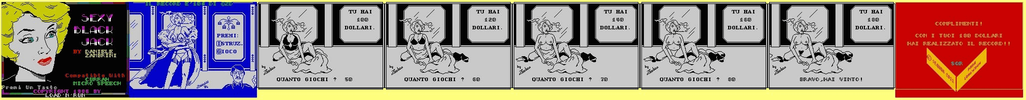Screen from Sexy Black Jack