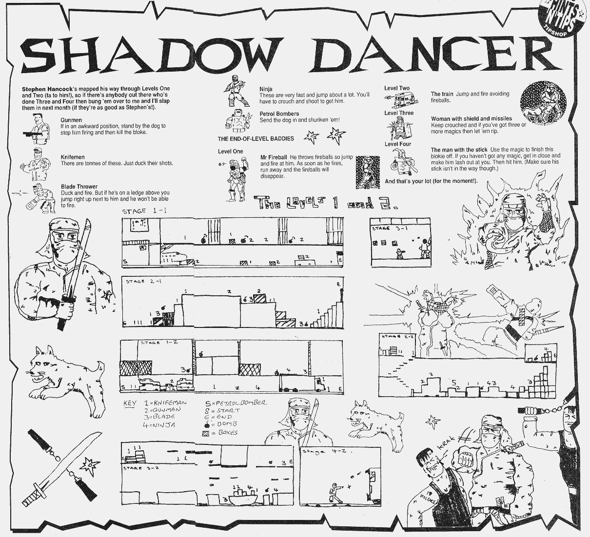 Screen from Shadow Dancer