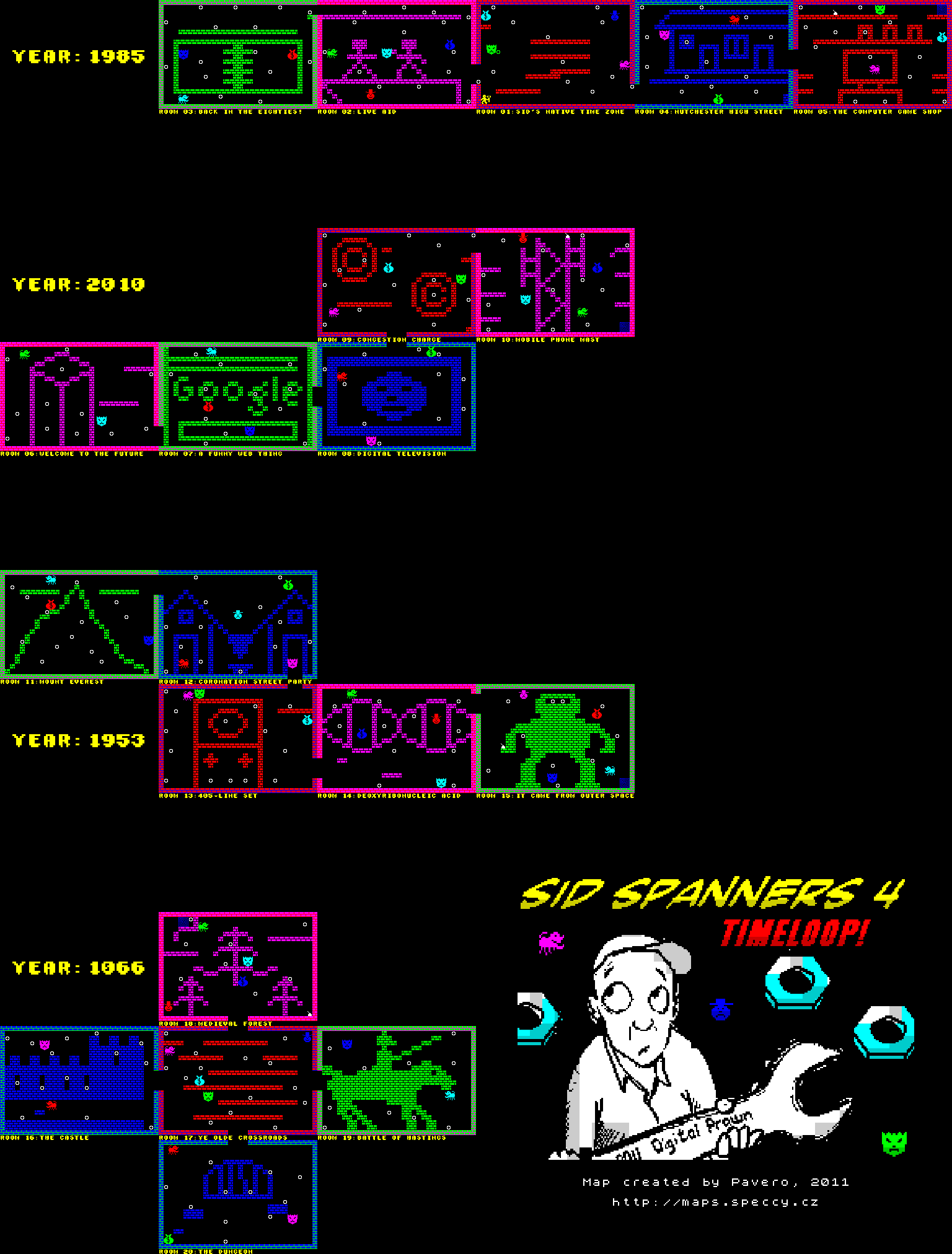 Screen from Sid Spanners 4: Timeloop